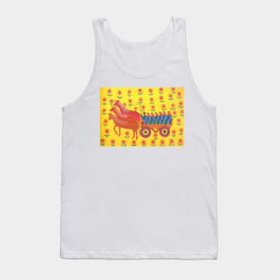 ukrainian milkmaids work hard like miners 1970 - Maria Primachenko Tank Top